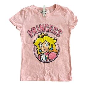 Y2K Princess Peach Baby Tee